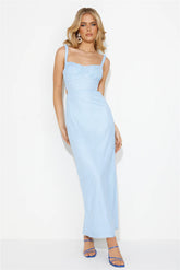 Invite Me Maxi Dress Blue